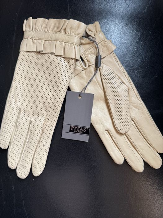 Перчатки из натуральной кожи.Женские