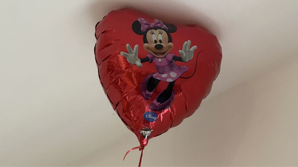 Balon z helem napompowany myszka mini balony