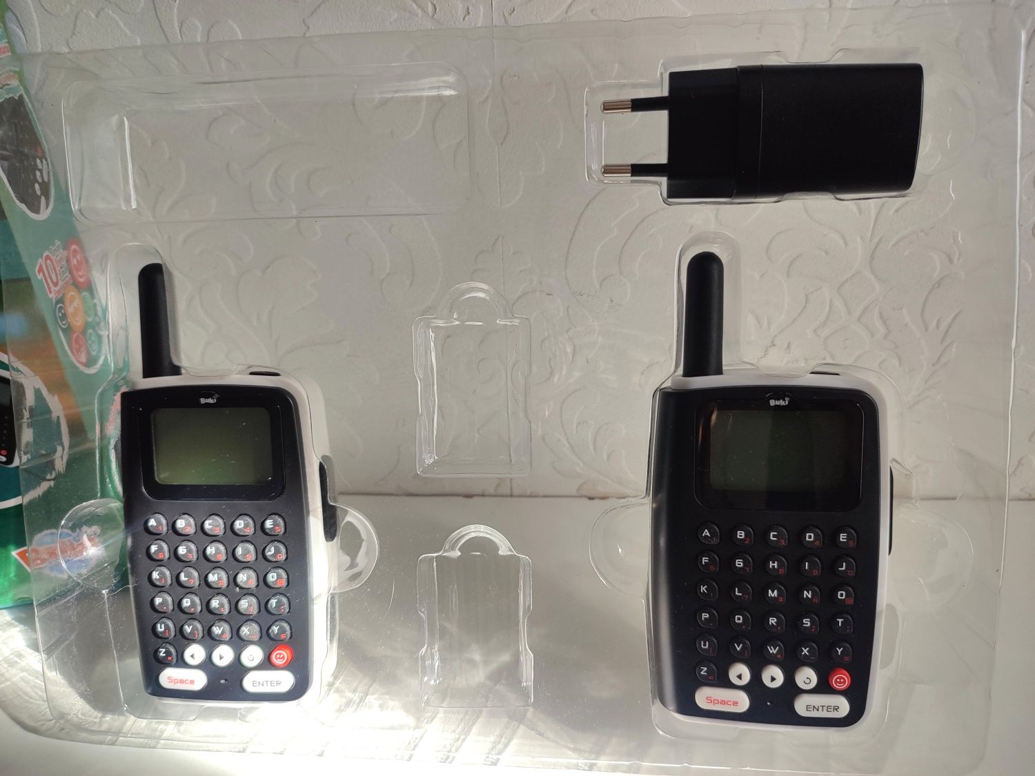 Walkie Talkie telefon SMS Buki 1km/3km zasięg