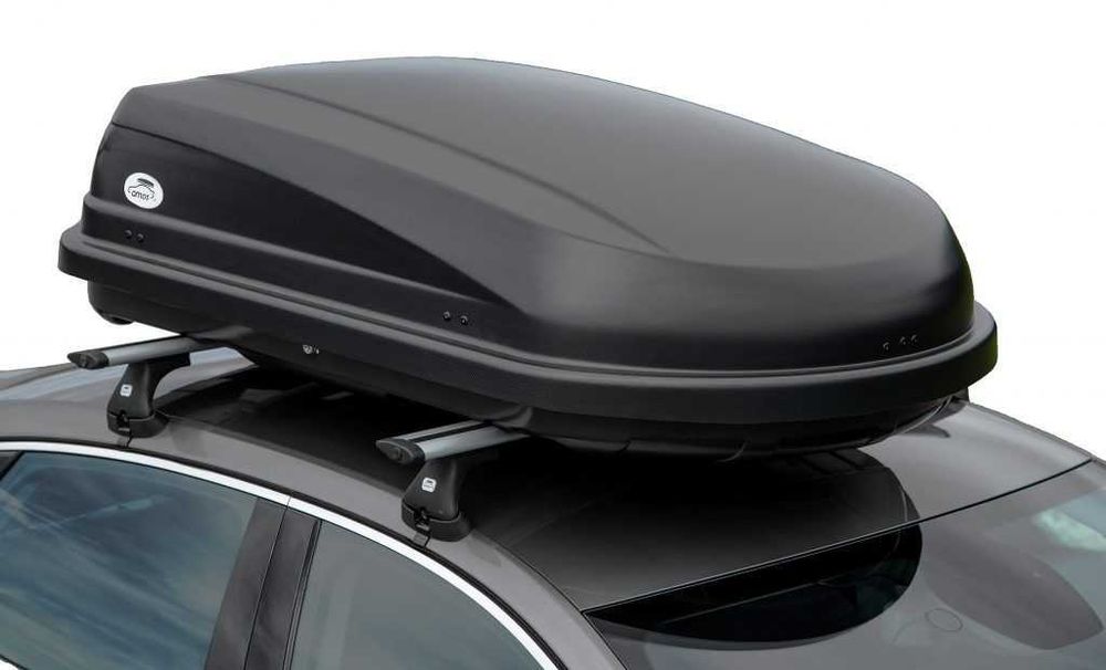 Box dachowy Bagażnik Kufer Boks bagażowy AMOS Travel Pack 400 Czarny