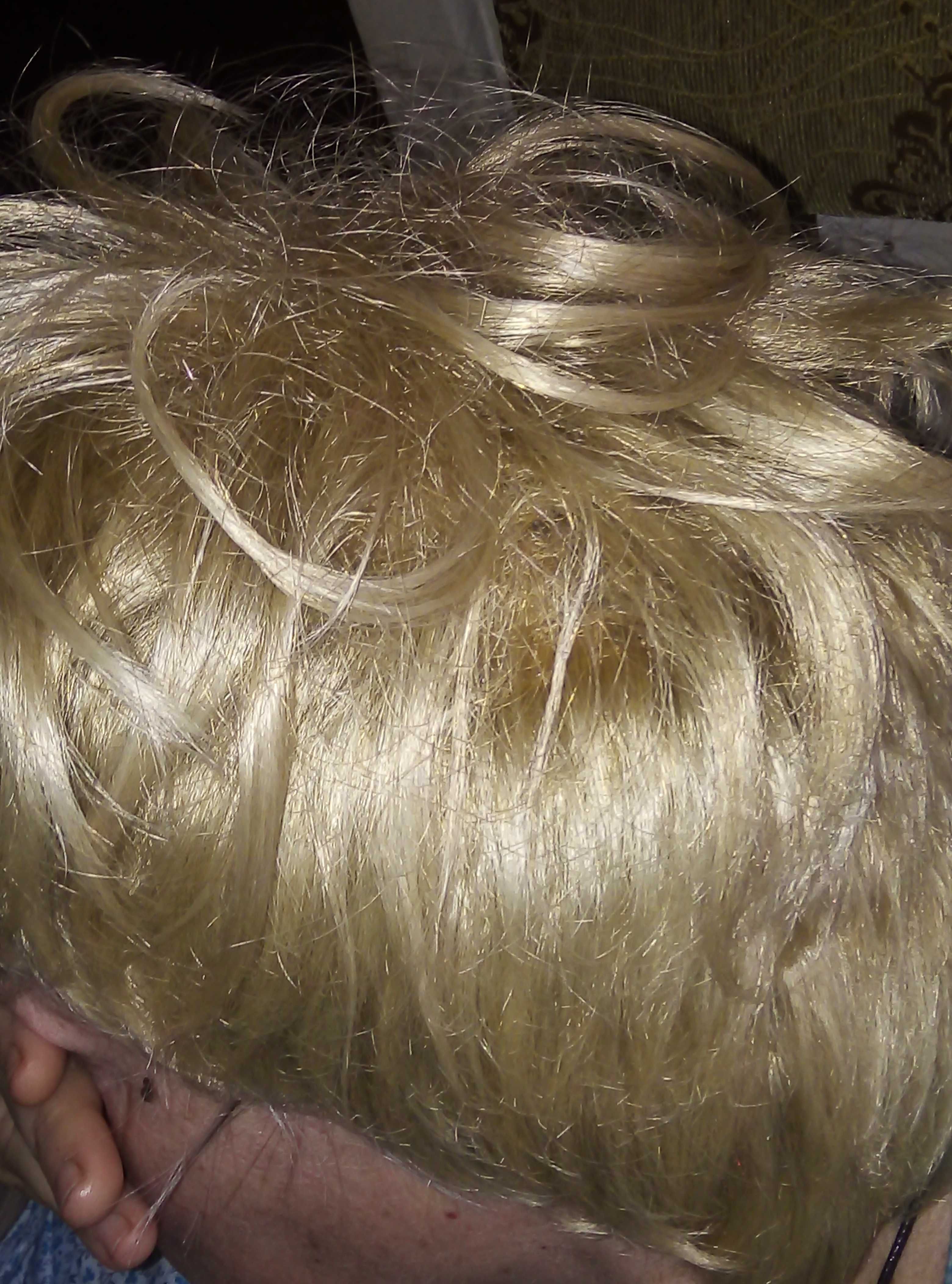 женский парик бландинка