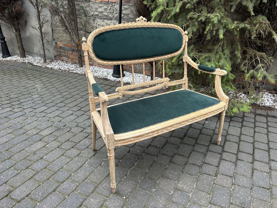 Antyczna Sofa Kanpa Ławka Ludwik Fotel Antyk Po Renowacji Uniakt !