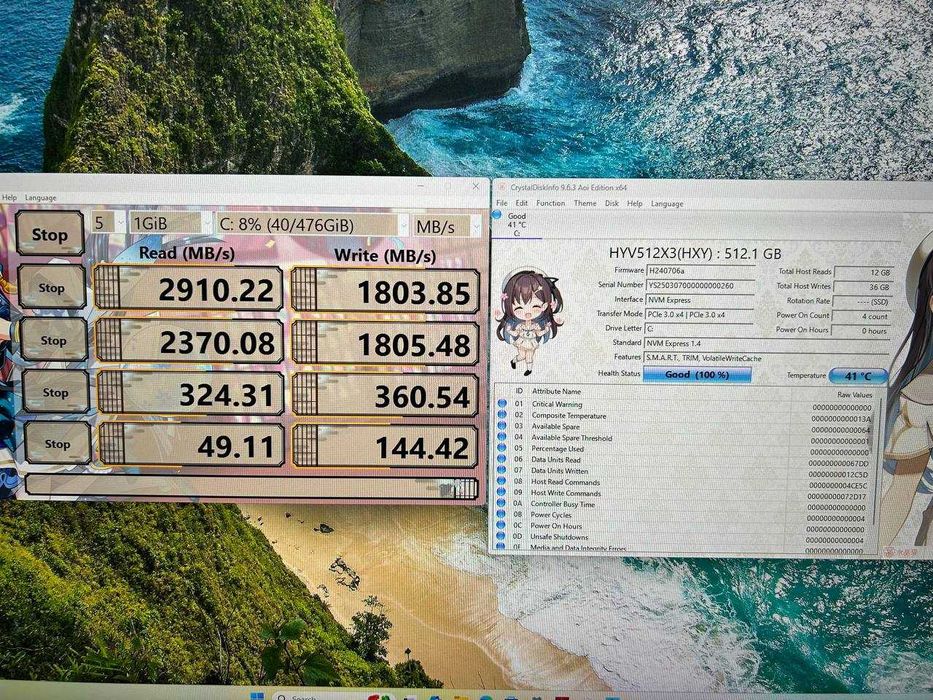 Потужний ігровий ПК на ГАРАНТІЇ RYZEN 5500 RX 6600 16ГБ NVME 512
