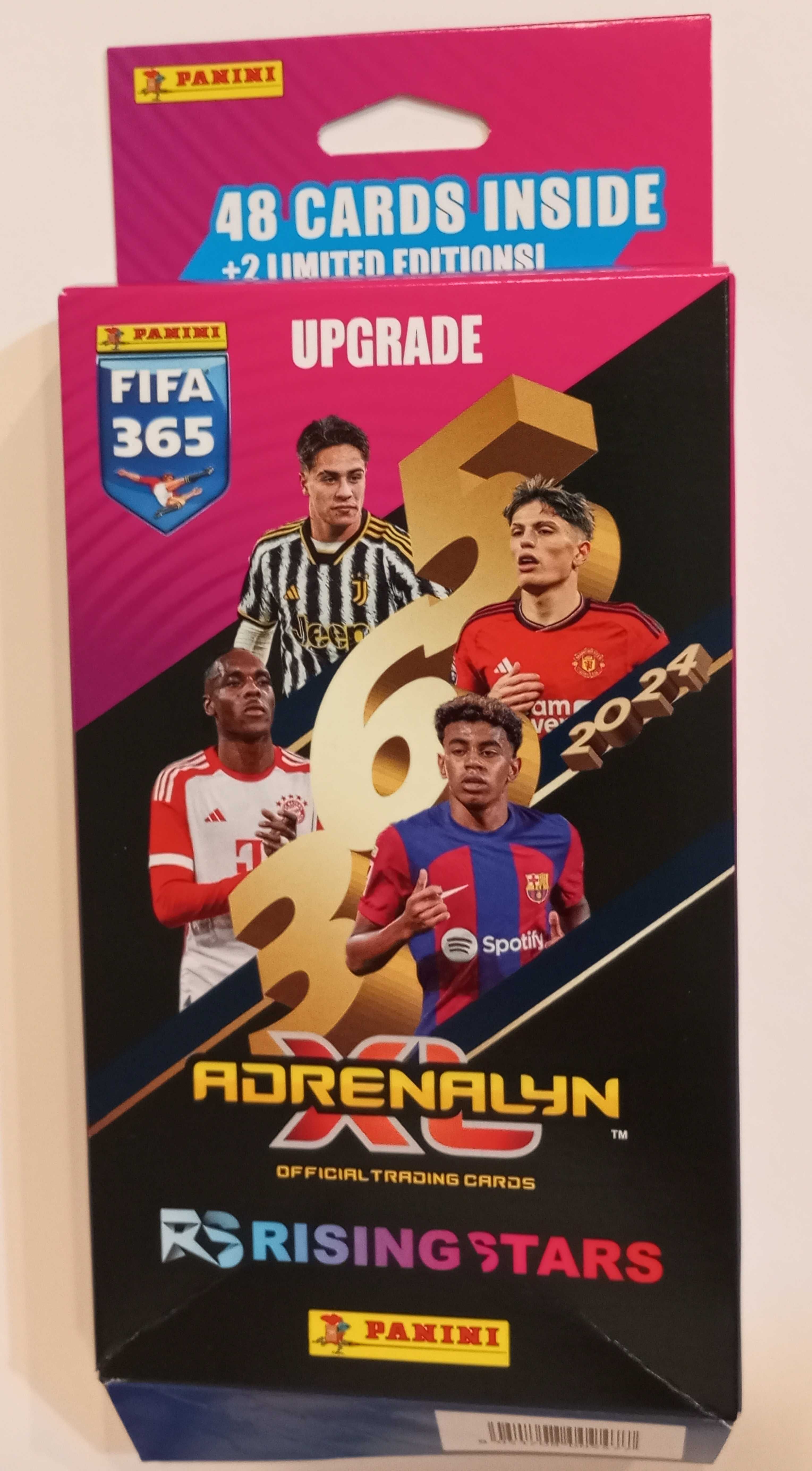 50 Kart Rising Stars Panini FIFA 365 Upgrade