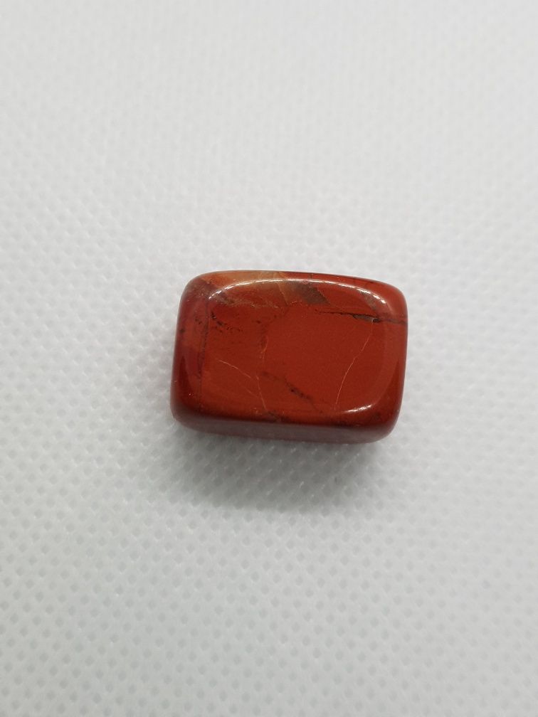 Pedra cristal rolado polido jaspe vermelho