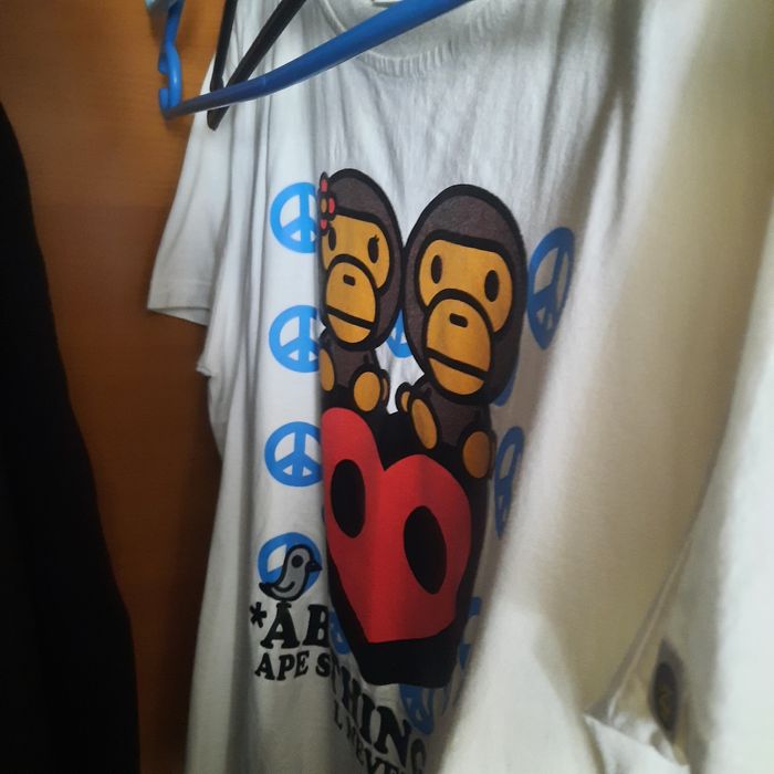 Bathing Ape Milo Love Tee Ape shall never kill Ape