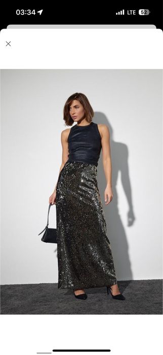 спідниця паєтки святкова новий рік довга