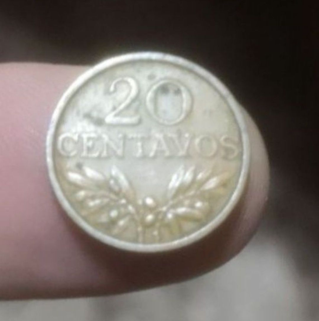 Moedas Coleção tostão e centavos