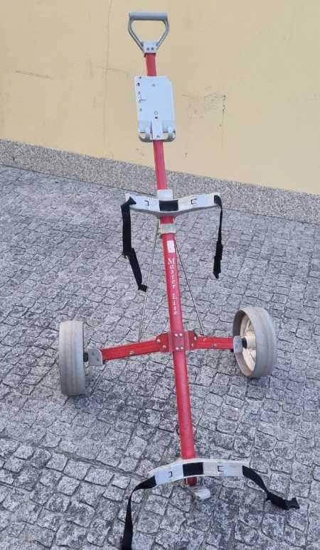 Trolley para saco de golfe Master Lite Vermelho TR002