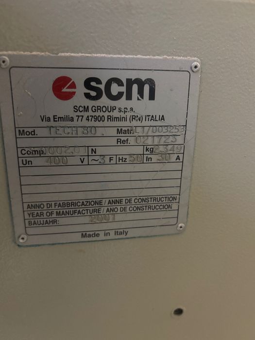 CNC 3 Eixos SCM Tech 80