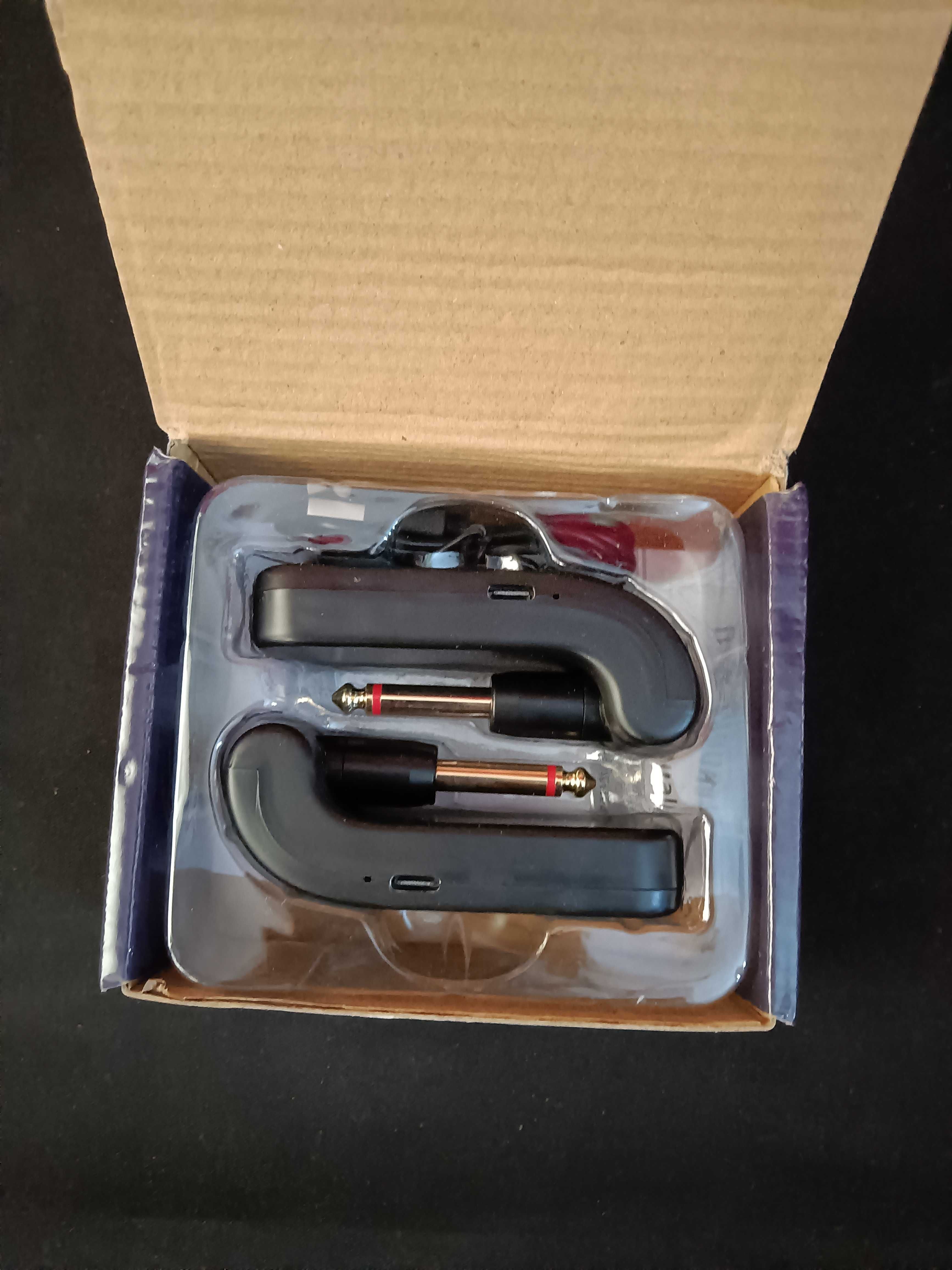 Transmissores e recetor para guitarra teclado etc