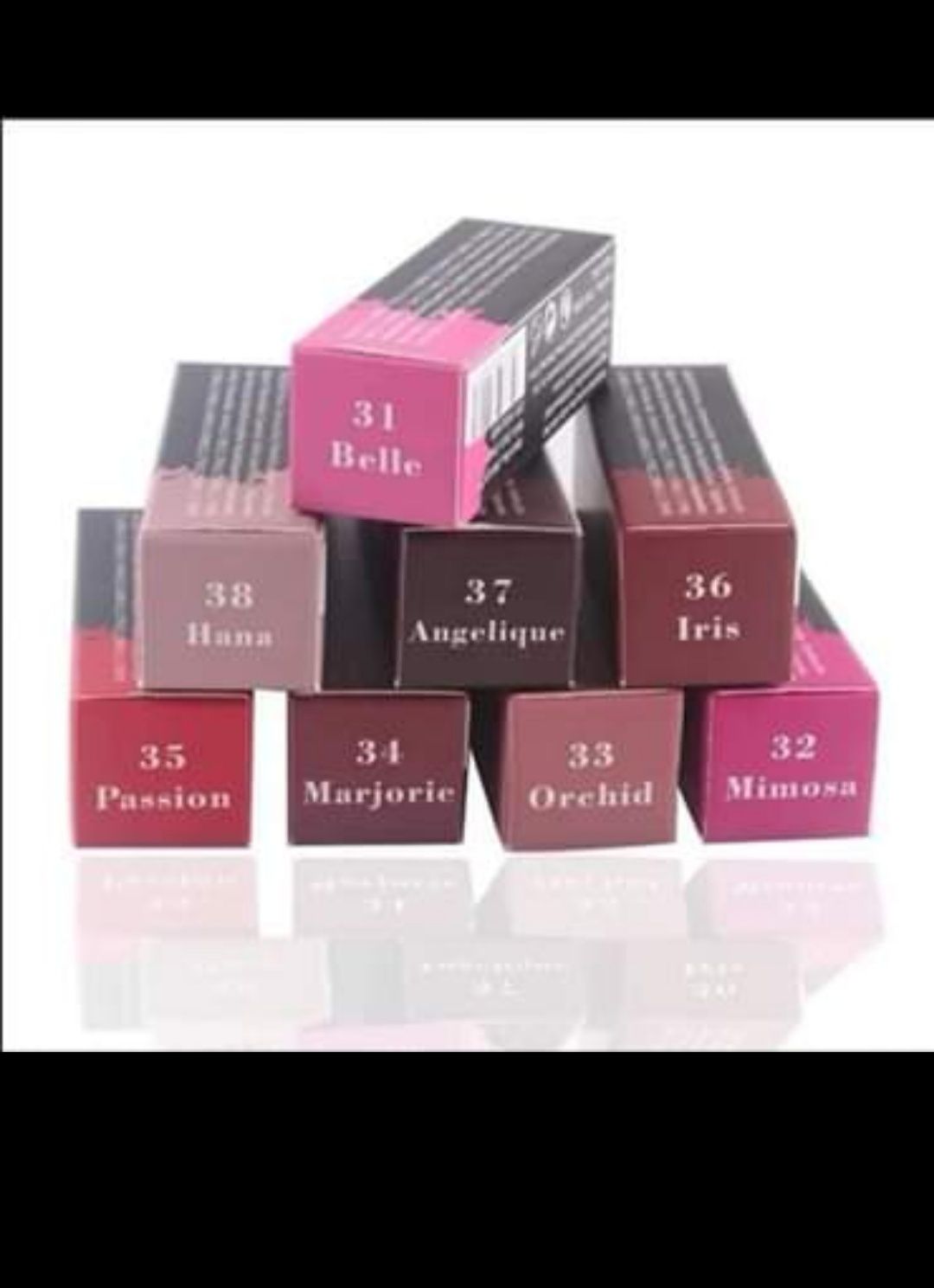 Batom maquilhagem matte miss rose