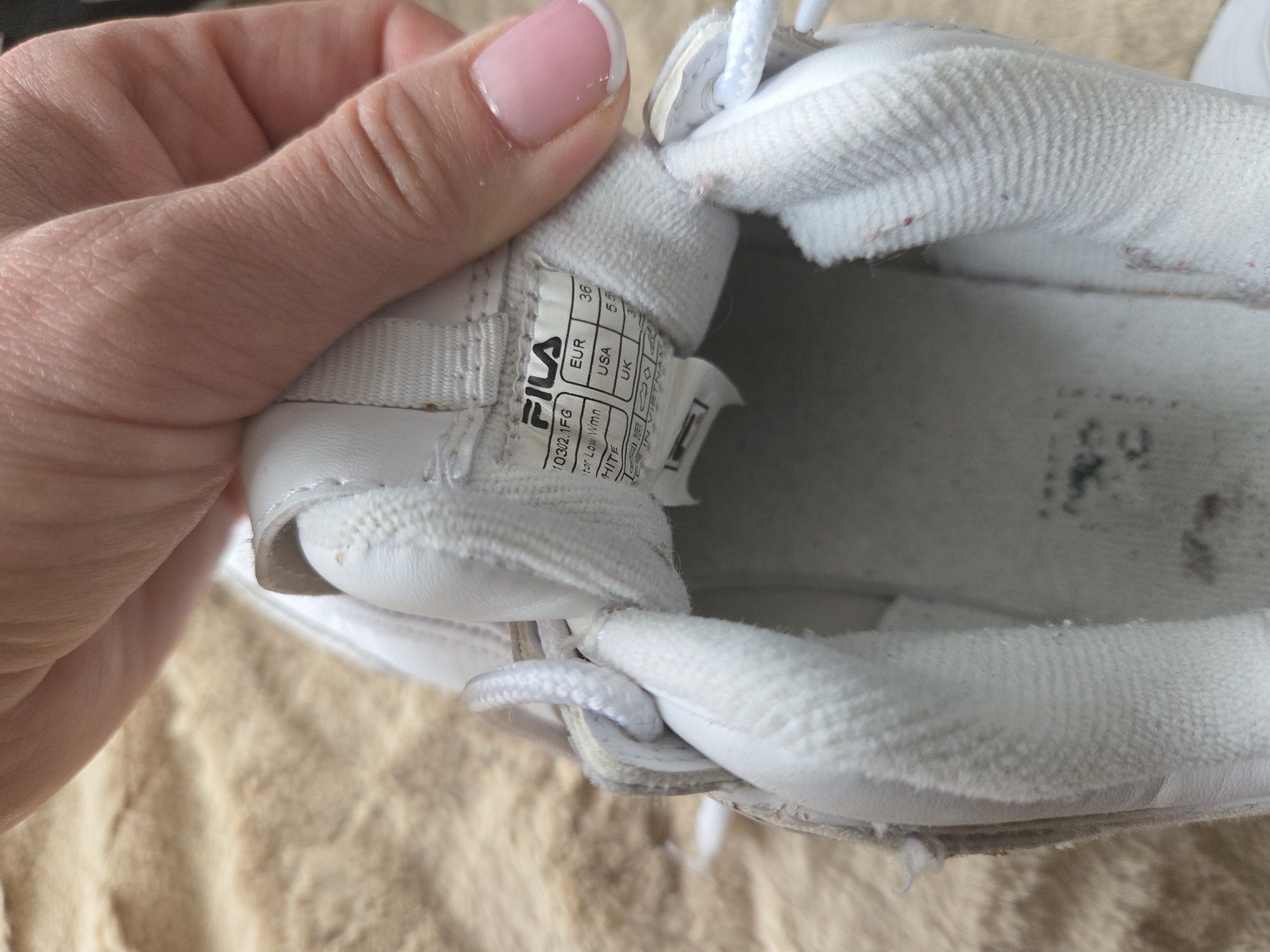 Adidasy Fila 36 biale gratis