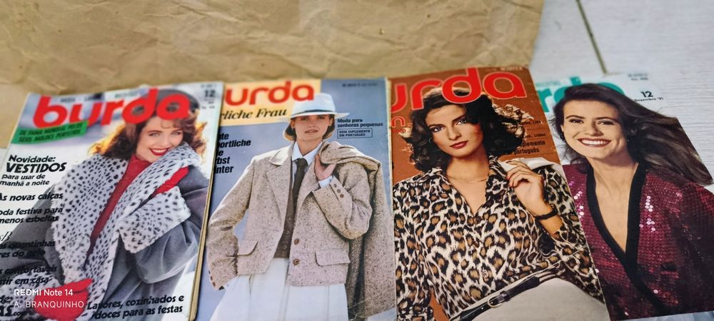Revista Burda- Com moldes Vintage