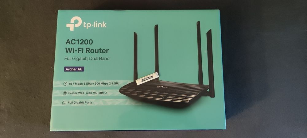 Router TP-LINK Archer A6 WiFi AC1200