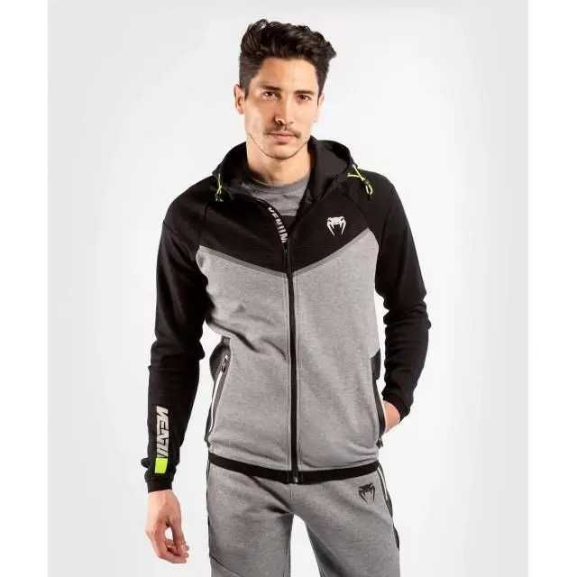 Кофта-толстовка Venum Laser Evo 2.0 Hoodie Light Grey XXL