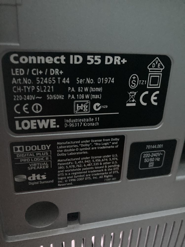 Telewizor Loewe 55 !!