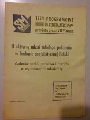Tezy programowe kc pzpr VII Plenum listopad 1972