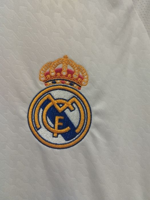 Camisola futebol Real Madrid jogador Mbappé