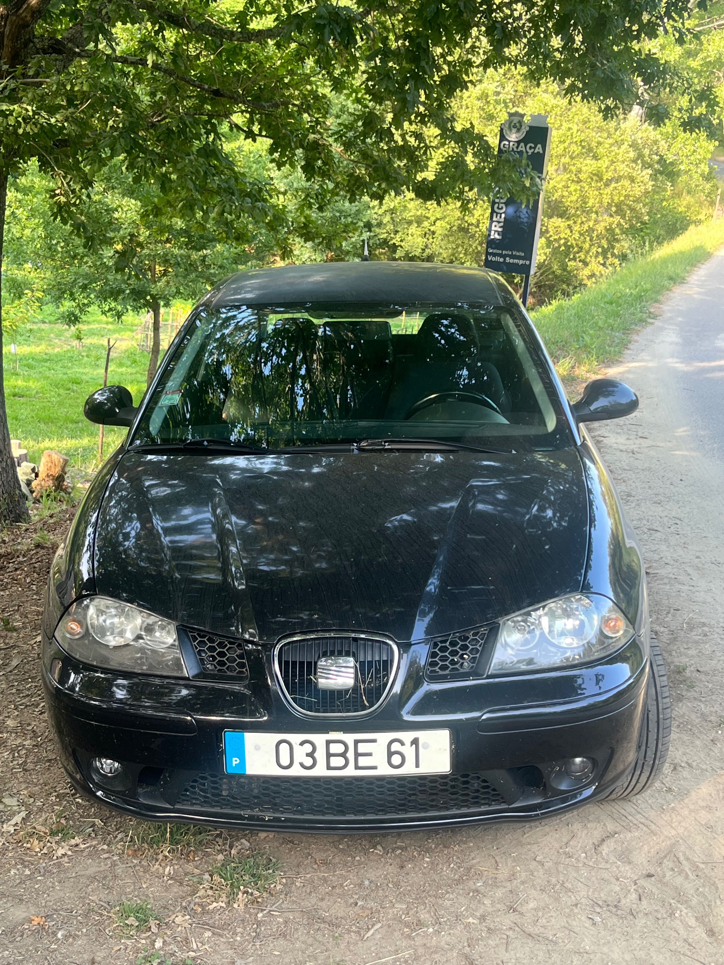 Seat Ibiza, preto, ano 2006, gasóleo