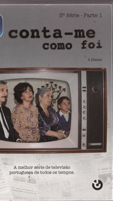 Dvd Conta-me Como Foi - 3ª Série, Parte 1 - drama -série de tv-4 dvd's