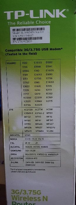 Router 3G/3.75G Wireless N