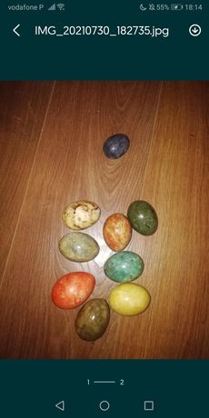 Ovos pedra 9 (várias cores)