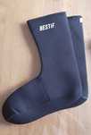 Bestif czarne skarpety termiczne piankowe  42/43 do morsowania