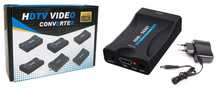 Adapter Konwerter HD Sygnału SCART AV Euro do HDMI * Video-Play