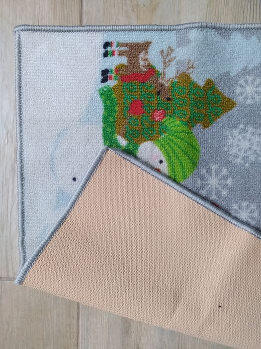 Wycieraczka świąteczna 70x50cm jak nowa  bałwanki