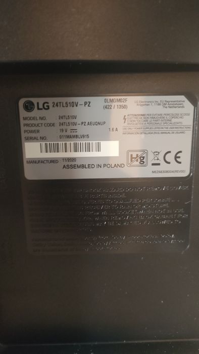 LCD LG 22 polegadas