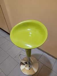 Krzesło barowe, hoker, kolor zielony