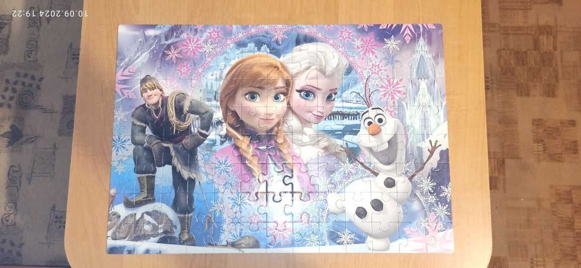 Puzzle frozen 104 elementy