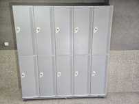 Conjunto de 10 cacifos em PVC