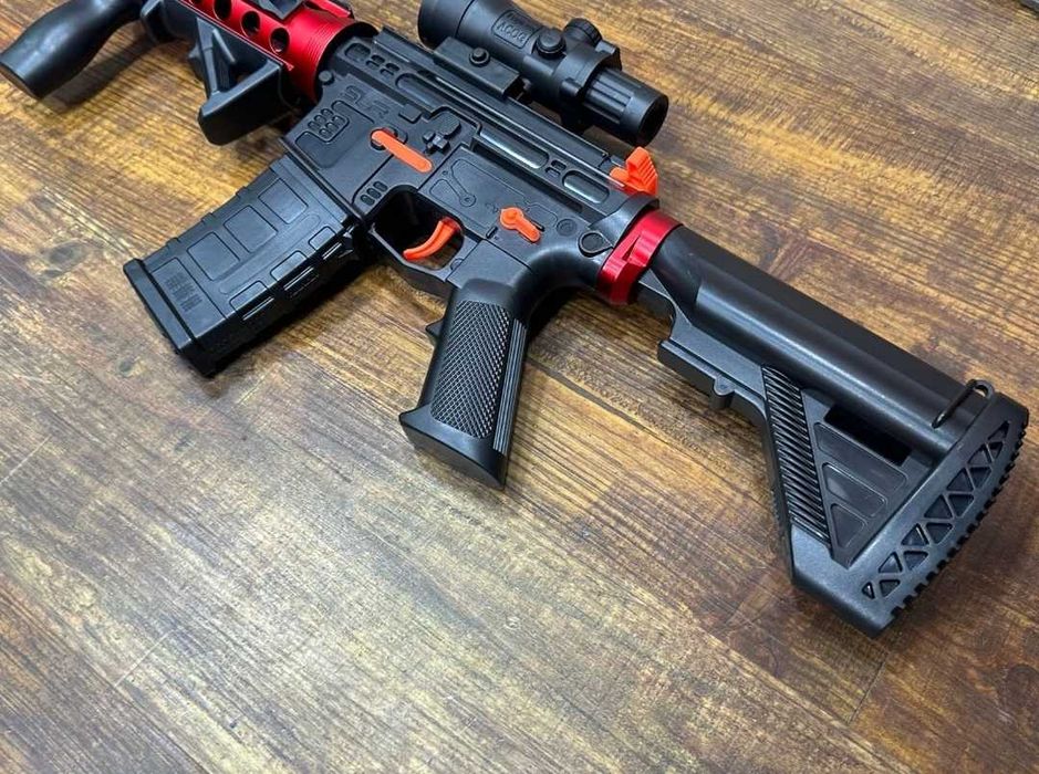 ‼️Акція‼️ Дитячий Автомат M4A1 стріляє кульками орбіган 95см 7.4V акум