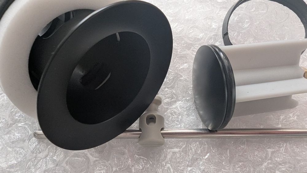 Zestaw odpływowy korek automatyczny Hansgrohe Vernis Shape czarny mat