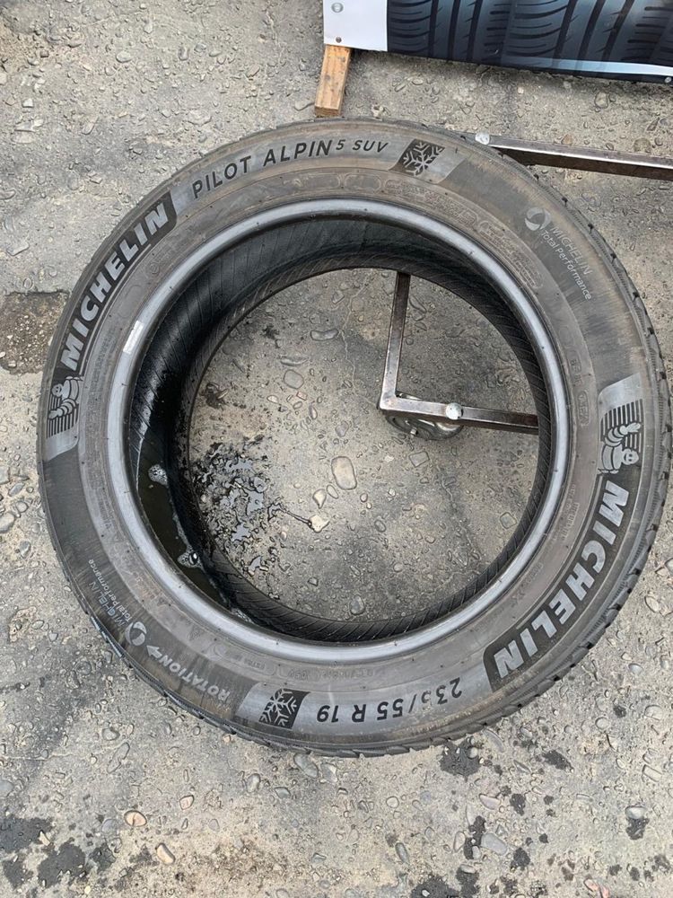 Шини 235/55 R19 Michelin 7,1-7,5мм, зима, 2020-2021р