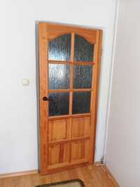 Skrzydło drzwiowe sosnowe lakierowane