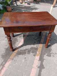 Zabytkowy dębowy stół drewniany