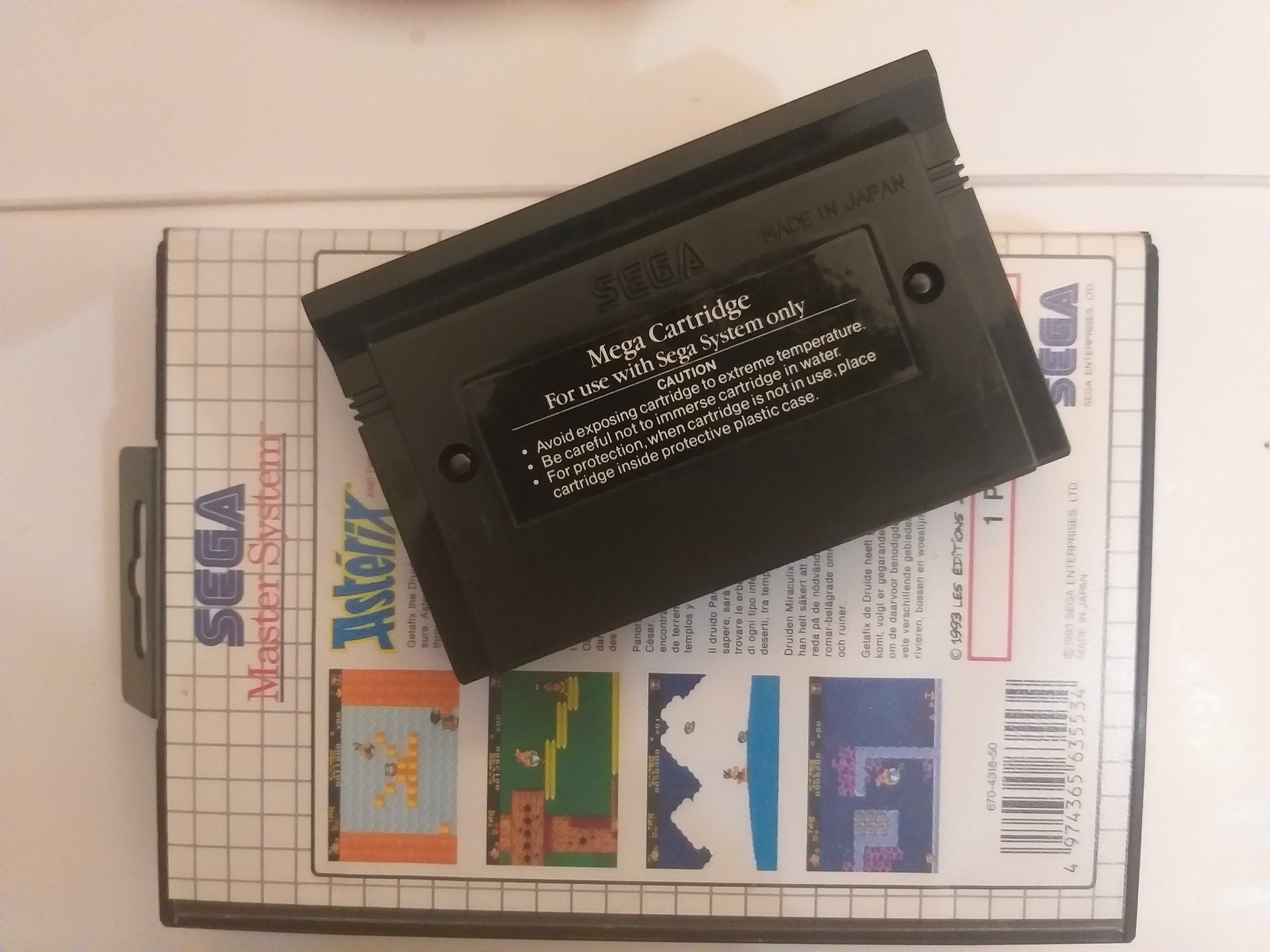 ASTERIX and the Secret Mission na Sega Master System