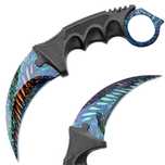 Ostry Taktyczny Nóż Karambit CS:GO Z Pokrowcem Pazur Pokrowiec 062P