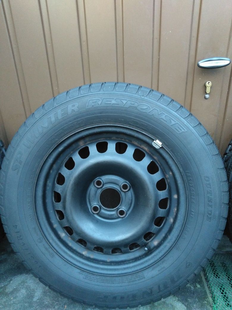 Koła Zimowe Opel 185x70r14" Corsa D,E,C,Adam,Astra,Vectra, 6mm. 4x100