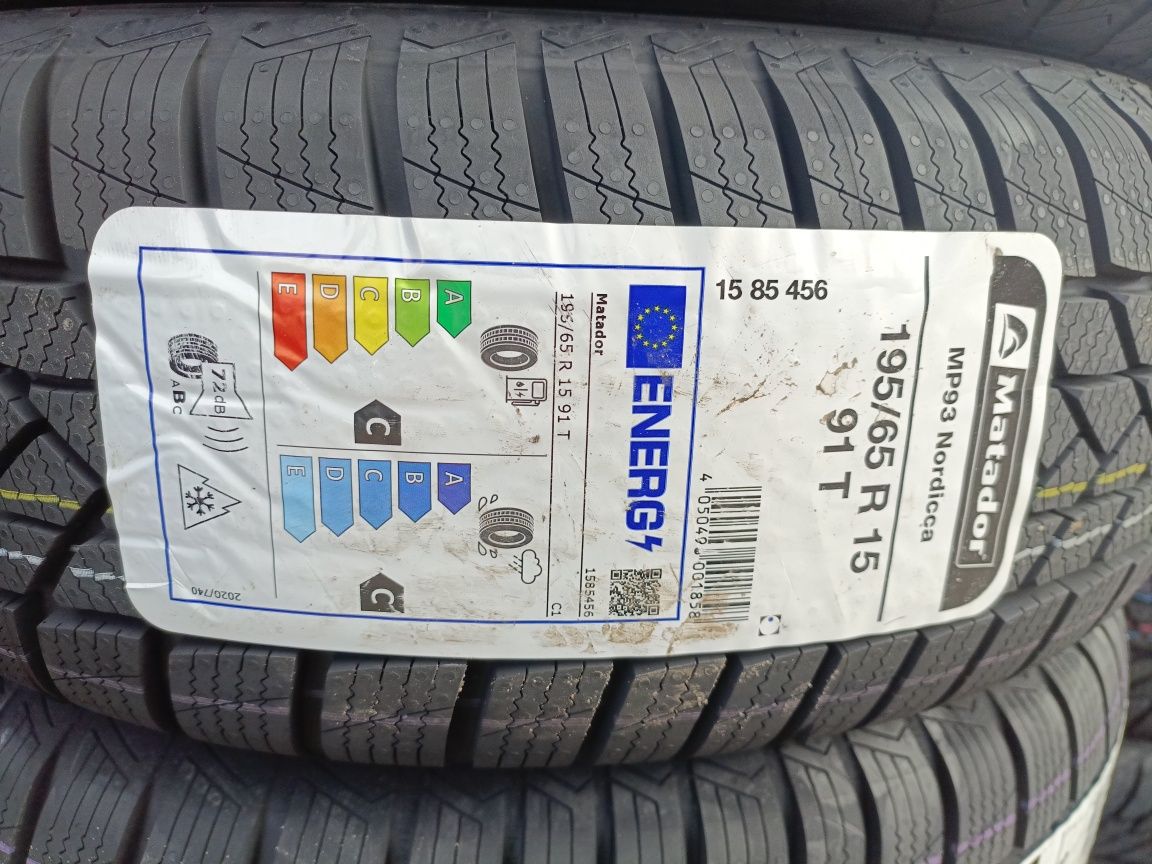 Nowe opony zimowe 195/65/15 Matador gr Continental 2024r