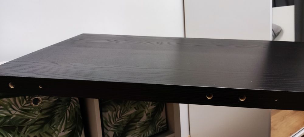 Zagłówek Ikea malm do łóżka 140x200 czarnobraz