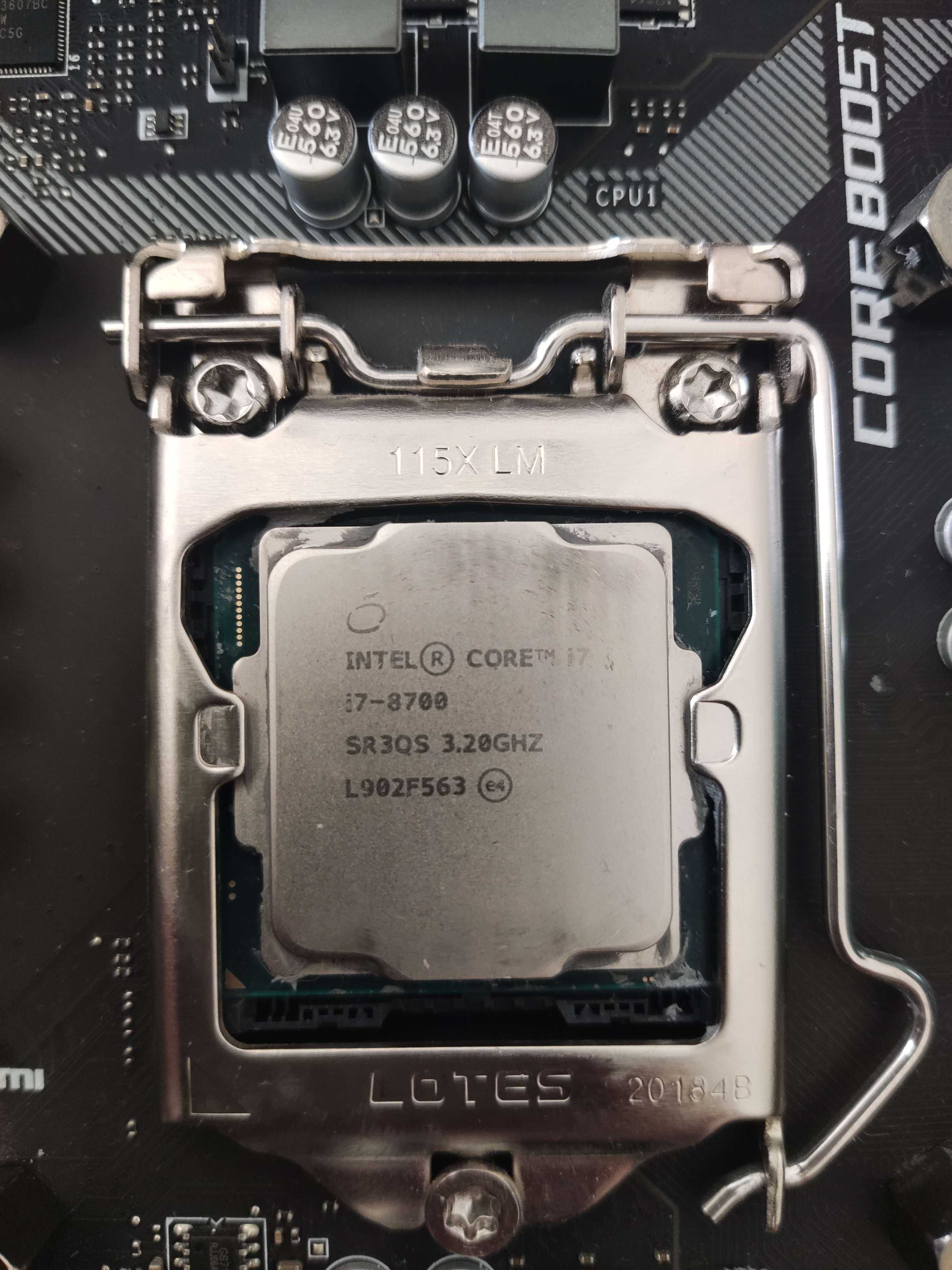 Intel Core i7 8700 3.20GHz 4.6GHz Turbo + Cooler
