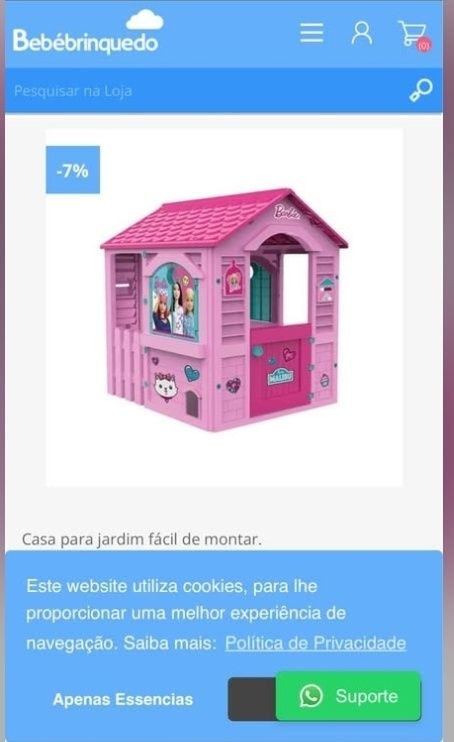 Casa jardim barbie - criança