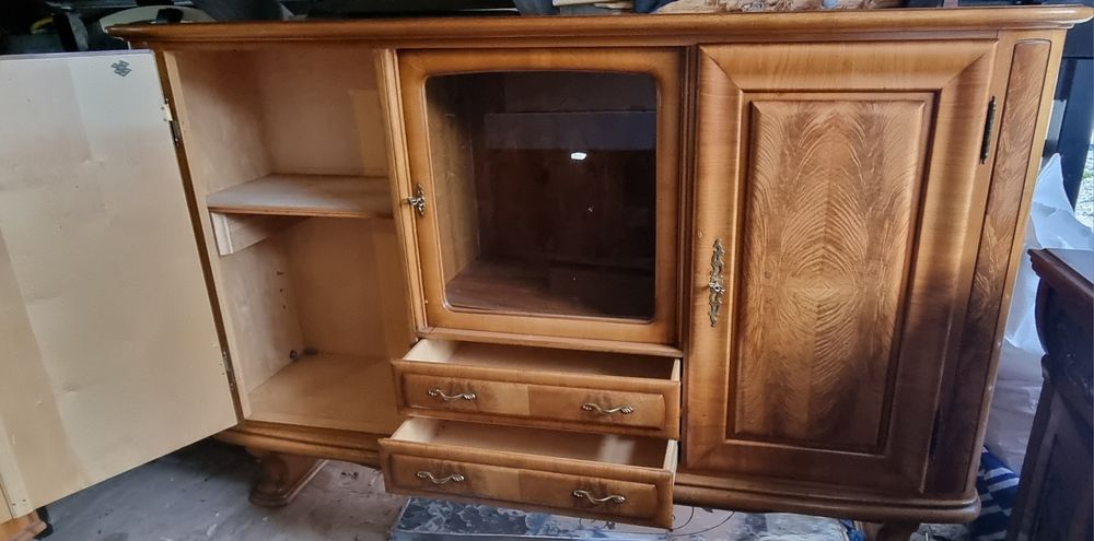 Komoda drewniana z PRL-u