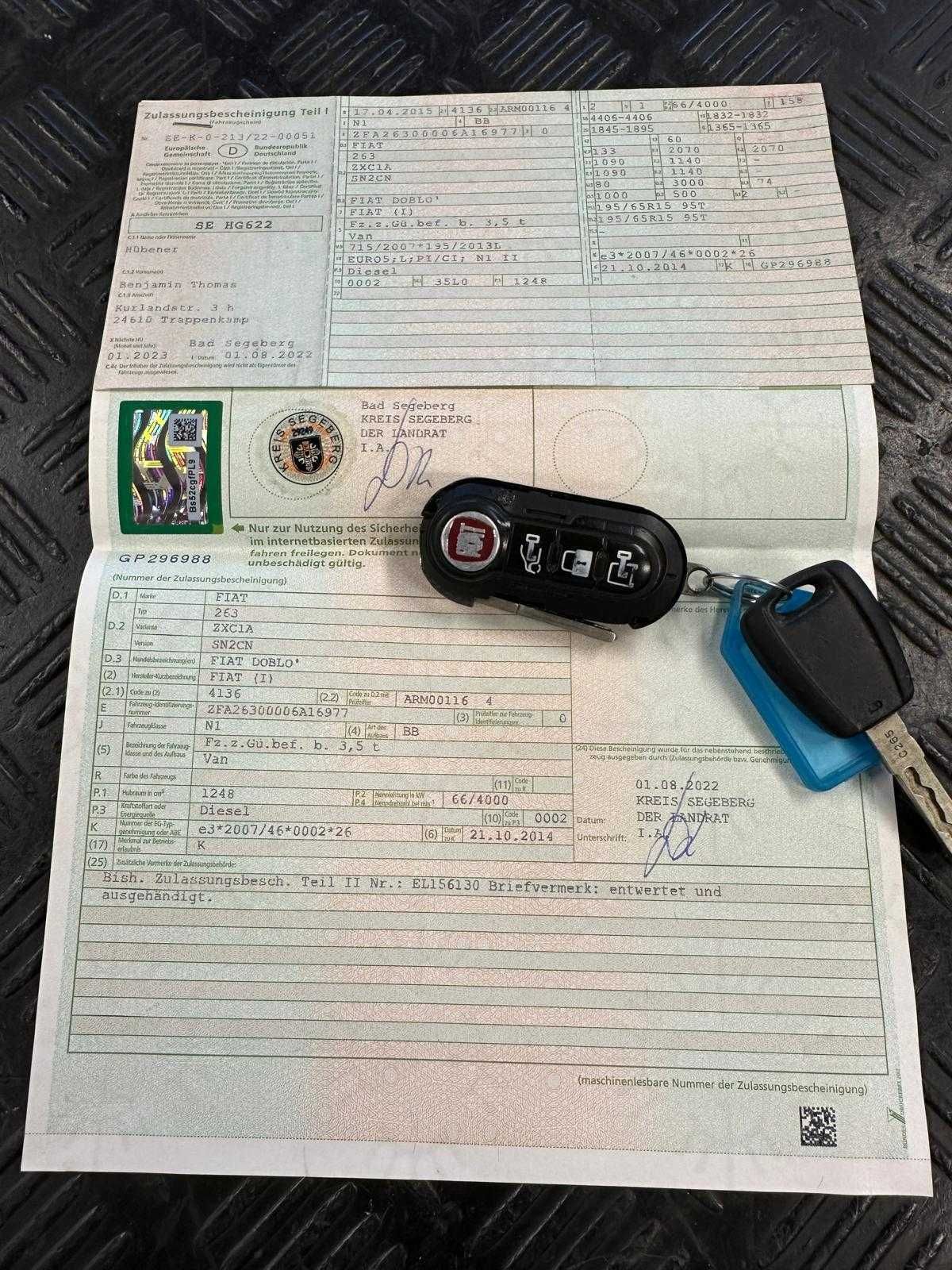 Fiat Doblo 2015 r