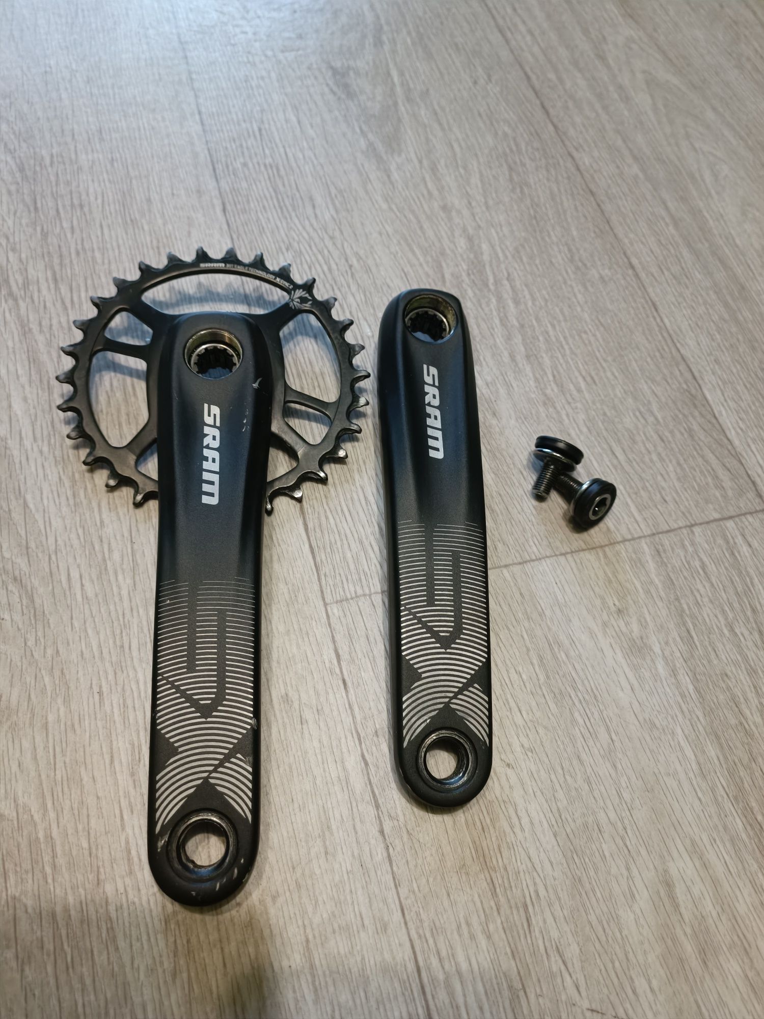 Шатуны Sram SX 175,Power Spline, 10-12ск.,Звезда 30 Т X-SYNC 2 Steel