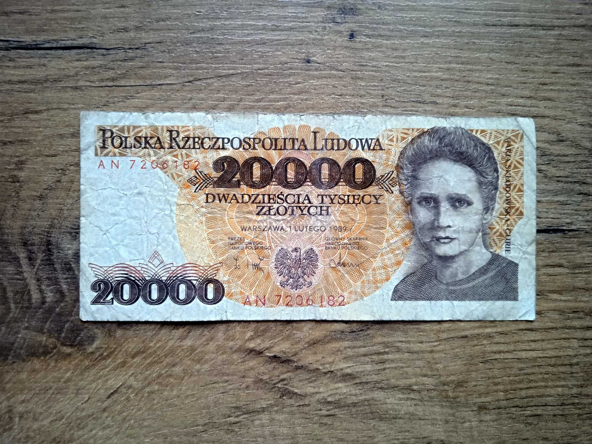 20000 zł 1989 - AN -